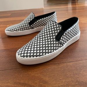 Michael Kors Keaton Checkerboard Slip On Sneakers